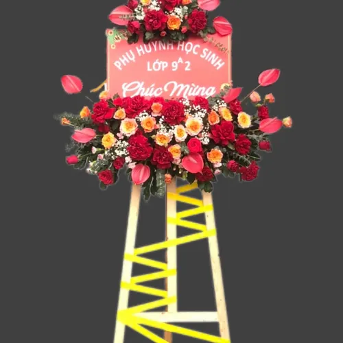 KỆ HOA KHAI TRƯƠNG THEO PHONG CÁCH HIỆN ĐẠI - KCM008 