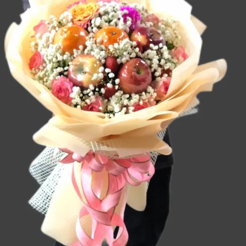 BÓ HOA MIX TRÁI CÂY - HTC002