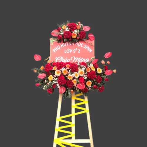 KỆ HOA KHAI TRƯƠNG THEO PHONG CÁCH HIỆN ĐẠI - KCM008 