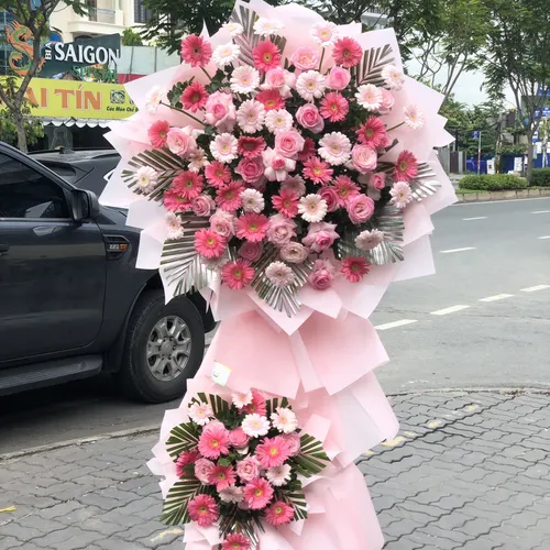 KỆ HOA CHÚC MỪNG KHAI TRƯƠNG-KCM002