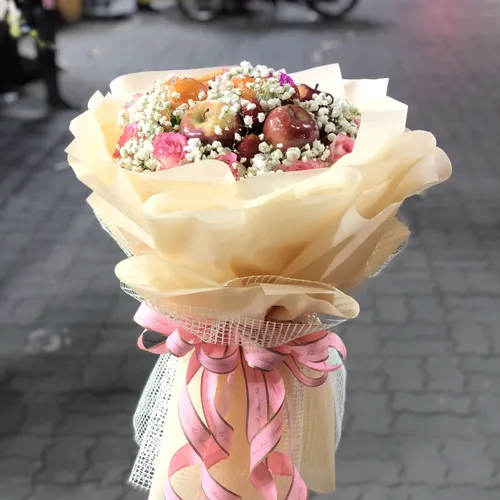 BÓ HOA MIX TRÁI CÂY - HTC002