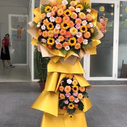 KỆ HOA CHÚC MỪNG KHAI TRƯƠNG-KCM001