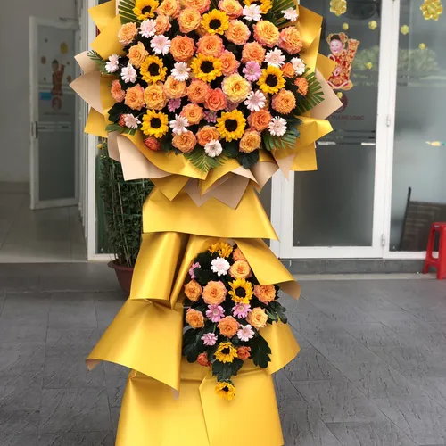 KỆ HOA CHÚC MỪNG KHAI TRƯƠNG-KCM001