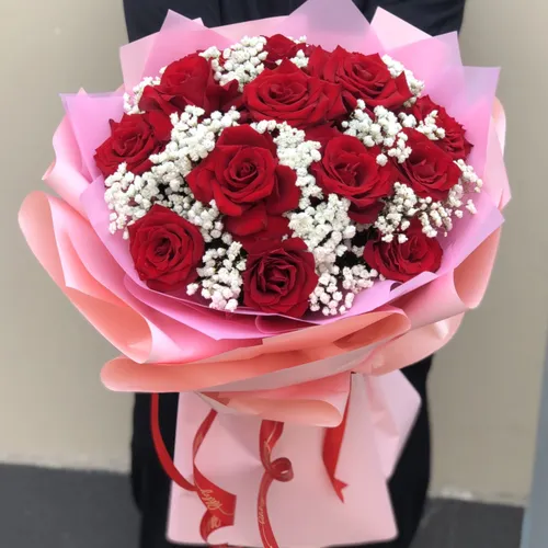 BÓ HOA HỒNG ĐỎ - HB003