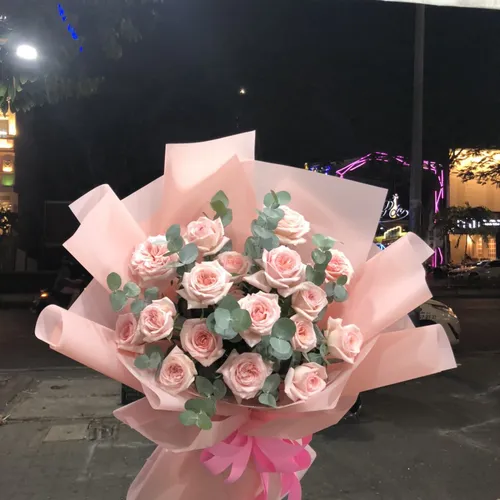 Bó hồng Ohara hồng -  HB018