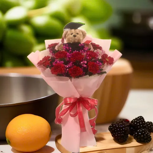 Bó hoa Gấu Tốt nghiệp - HB017