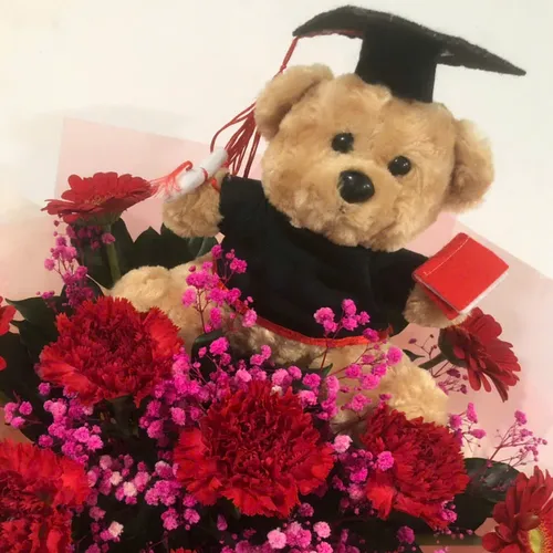 Bó hoa Gấu Tốt nghiệp - HB017