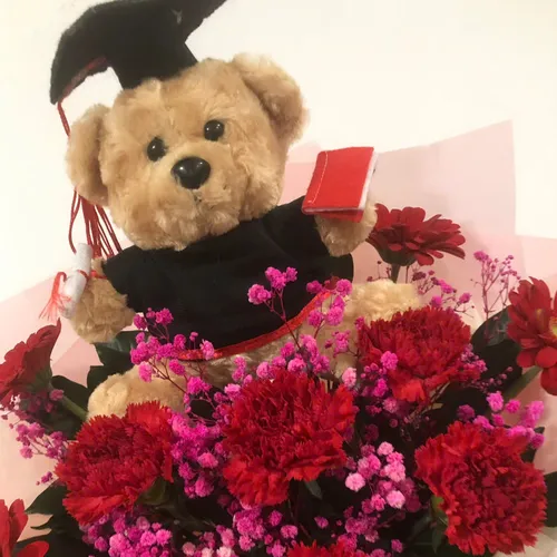 Bó hoa Gấu Tốt nghiệp - HB017