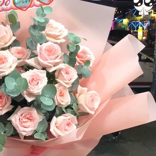 Bó hồng Ohara hồng -  HB018