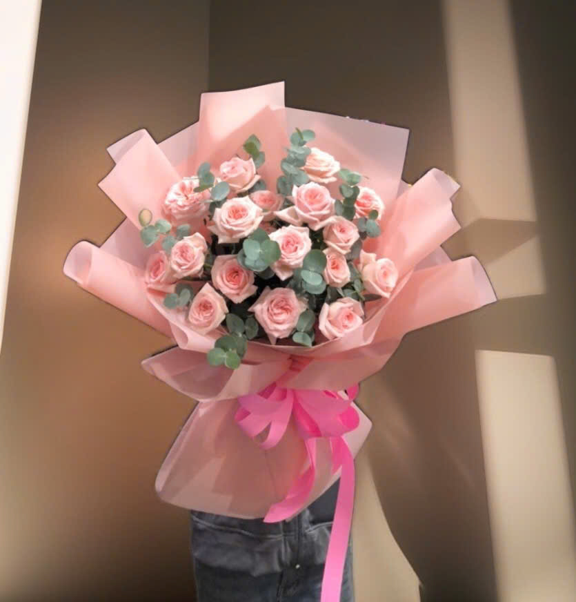 Bó hoa hồng Ohara hồng Bó hoa hồng Ohara hồng