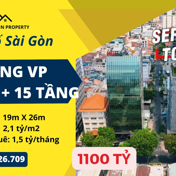 Bán Toà nhà văn phòng cao cấp đường Nguyễn Đình Chiểu, Quận 1