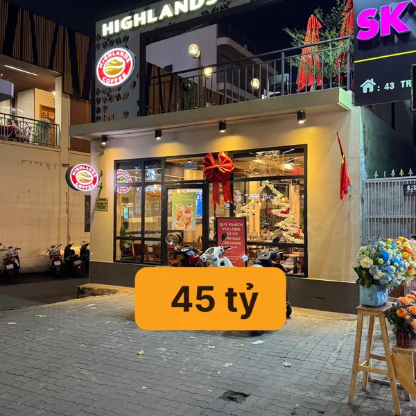 Nhà Mặt Tiền Kinh Doanh Highlands Coffee Trần Não
