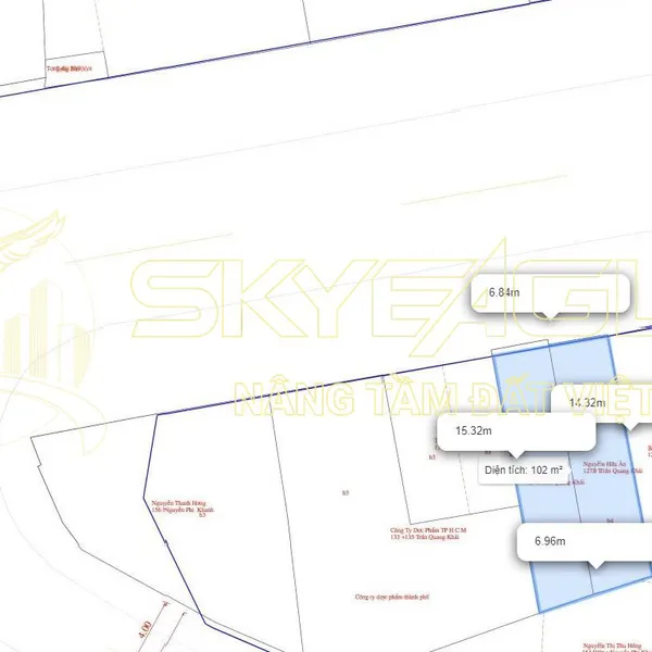 Nhà Mặt Tiền Đường Thương Hiệu, Quận 1 - 102m² 6,8x15m 423m² sàn - HĐT 90tr/tháng - 55tỷ - 0901326709