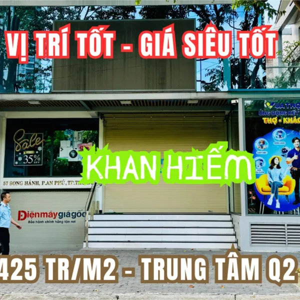 Mua nhà giá tốt chỉ 425tr/m2 mặt tiền Song Hành Xa lộ Hà Nội