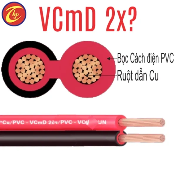 VCMD 2X0.75 Dây đôi xúp dính dây pha 30 sợi 0.6/1 (1.2)kV - CADISUN