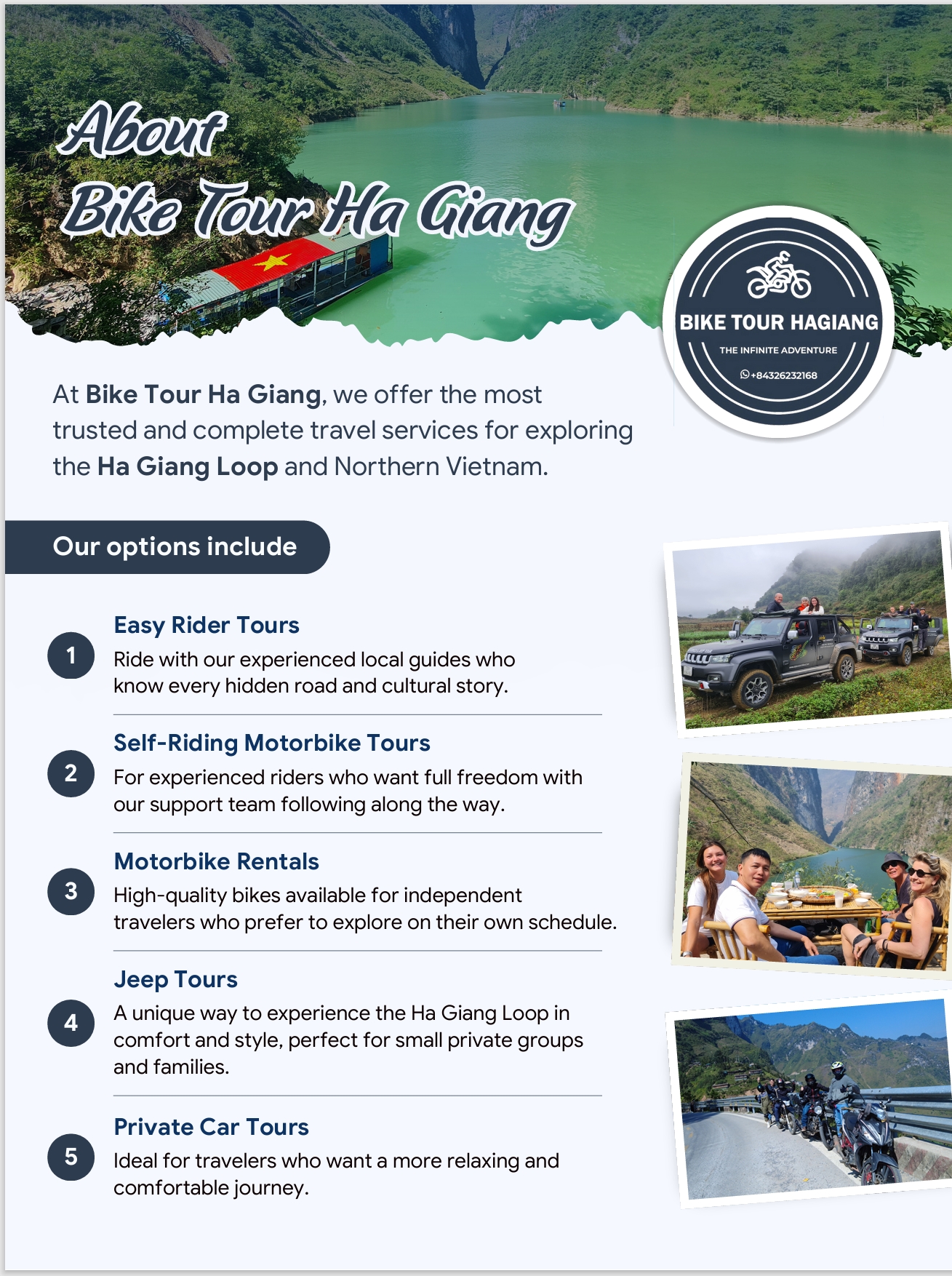 Motorbike rental and Tours Ha Giang - Cao Bang Loop Motorbike rental and Tours Ha Giang - Cao Bang Loop