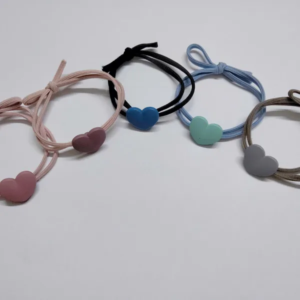 Dây cột tóc trái tim style Hàn Quốc