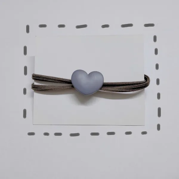 Dây cột tóc trái tim style Hàn Quốc