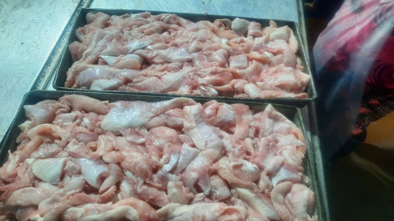 dè mỡ cá basa đông