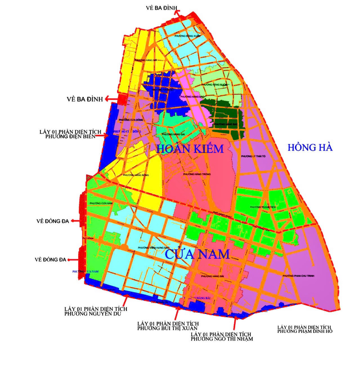Bản đồ Hành chính, Nhà đất Phường Hoàn Kiếm & Cửa Nam, Hà Nội