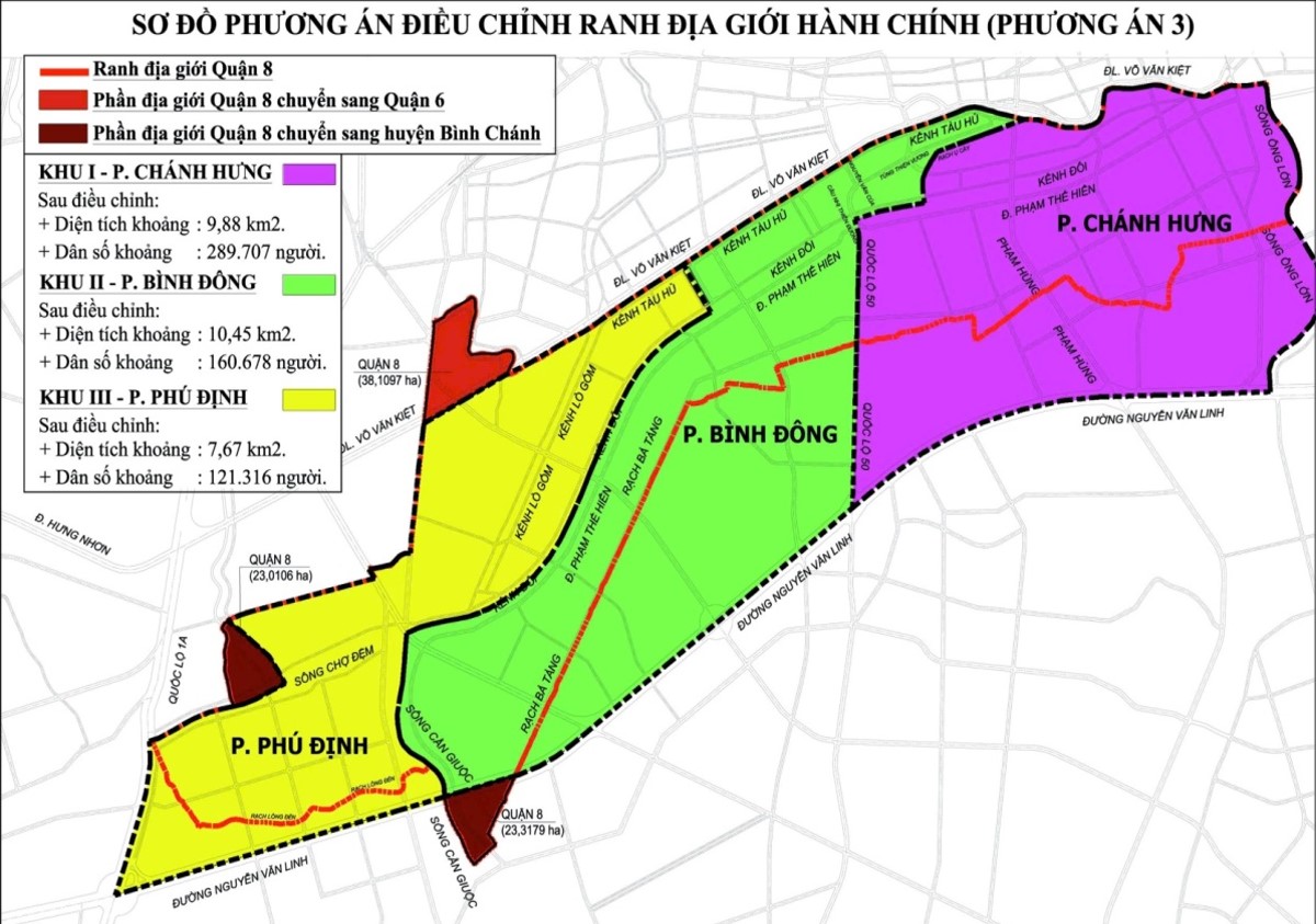 Sơ đồ địa giới hành chính Phường Phú Định