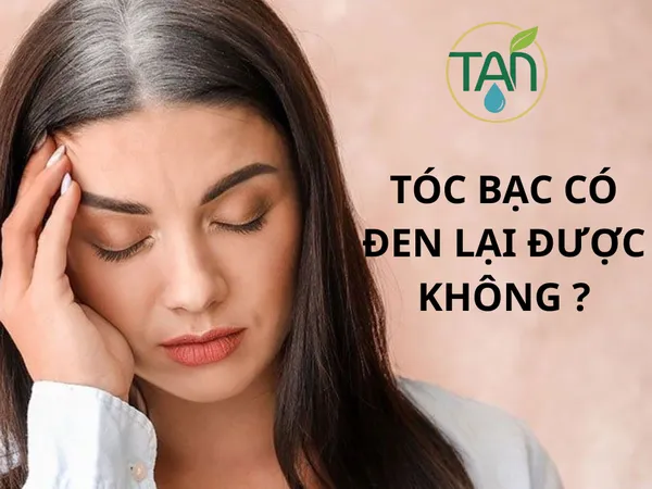 TÓC BẠC có đen lại được không?