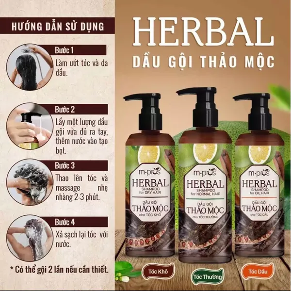 Dầu gội thảo mộc Mpros