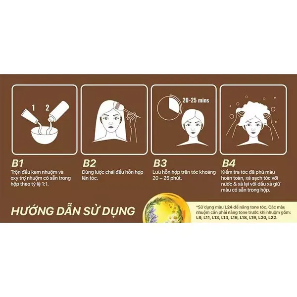 Kem nhuộm màu tóc cao cấp Youth & Color Lavox - 18 màu nhuộm