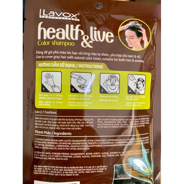 Gội Phủ Bạc Siêu Nhanh Siêu Dưỡng Health Live Lavox