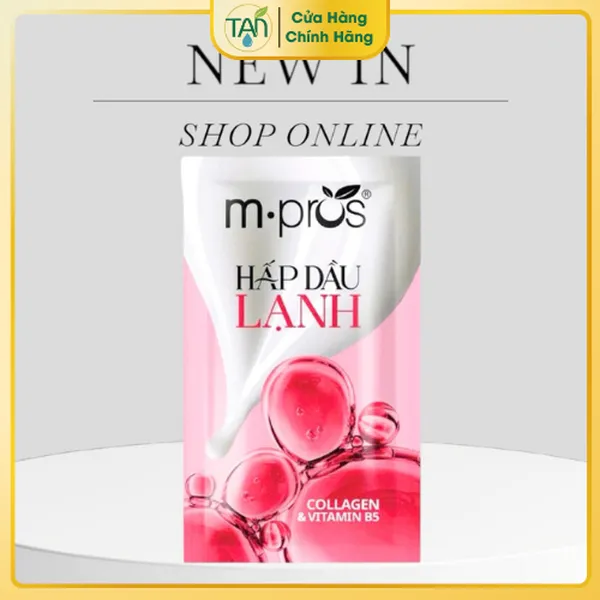 Hấp Dầu Lạnh Dạng Gói M-Pros phục hồi tóc hư tổn