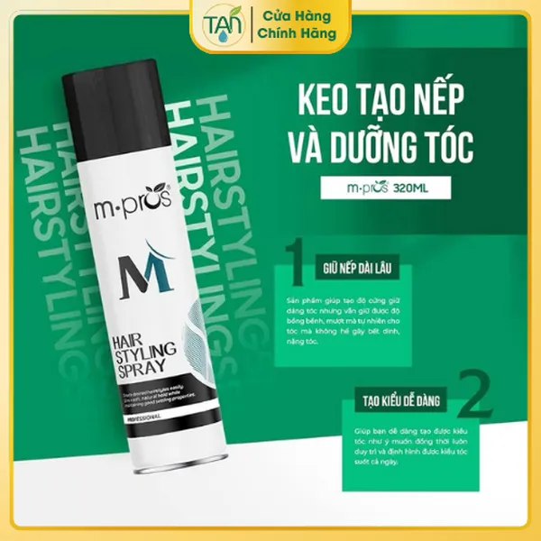 Keo xịt tóc M.pros