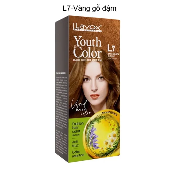 Kem nhuộm màu tóc cao cấp Youth & Color Lavox - 18 màu nhuộm