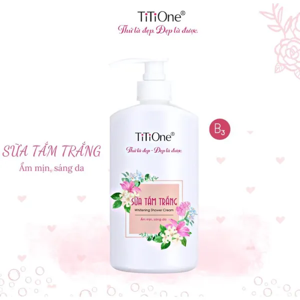 Sữa tắm trắng da toàn thân Titione.