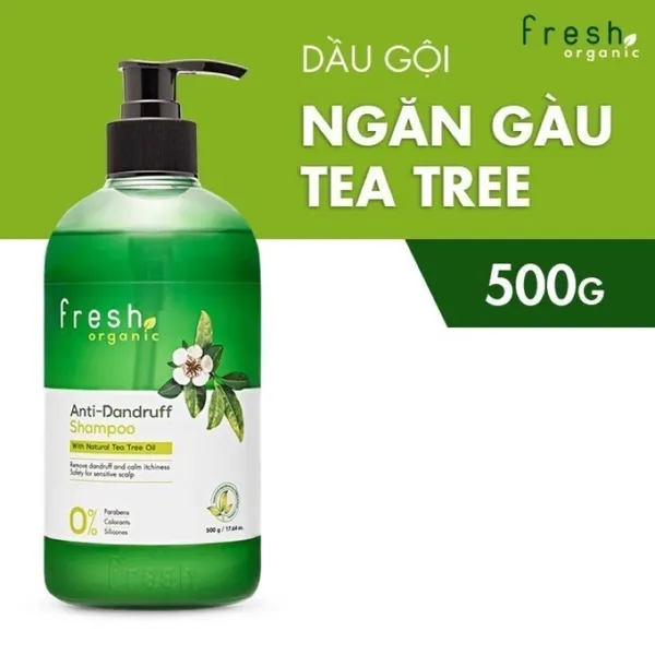 Dầu gội Fresh Organic Tràm Trà 500gDầu gội Fresh Organic Tràm Trà 500g