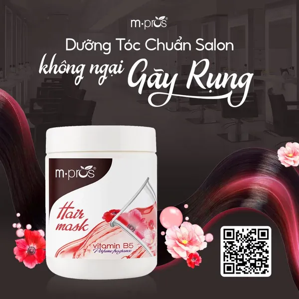 Hấp dầu  tóc Keratin siêu mượt M.pros