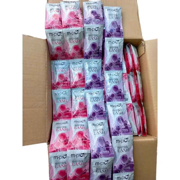 Hấp Dầu Lạnh Dạng Gói M-Pros phục hồi tóc hư tổn