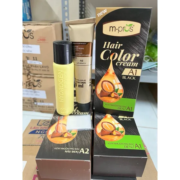 Kem Nhuộm Phủ Bạc Dưỡng chất Thiên Nhiên M.Pros