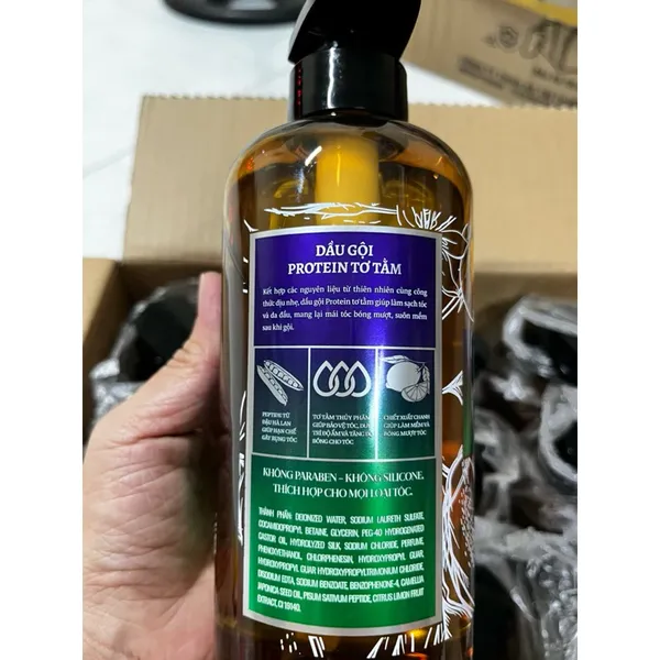 DẦU GỘI PROTEIN TƠ TẰM M.PROS