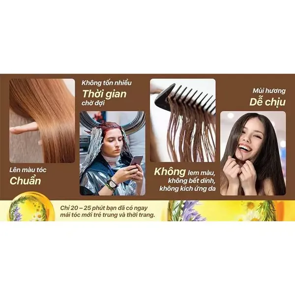 Kem nhuộm màu tóc cao cấp Youth & Color Lavox - 18 màu nhuộm