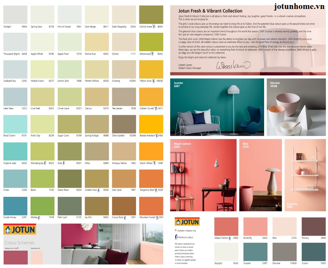 Với bảng màu sơn Jotun đa dạng và chất lượng cao, bạn sẽ hoàn toàn hài lòng khi trang trí cho ngôi nhà của mình. Hãy tìm hiểu thêm những công trình đẹp mắt được sơn bởi Jotun.