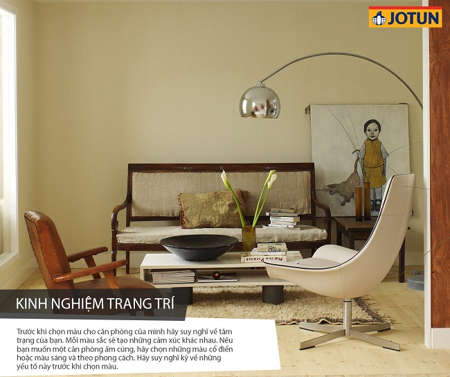 Màu vàng sơn jotun tạo cảm giác sang trọng Màu vàng sơn jotun tạo cảm giác sang trọng