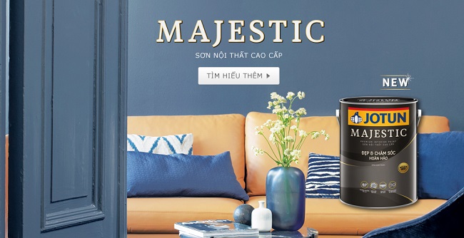 Sơn nội thất Jotun Majestic cao cấp Sơn nội thất Jotun Majestic cao cấp