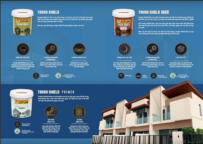 Tính năng vượt trội Sơn Tough Shield Max và Sơn Tough Shield Tính năng vượt trội Sơn Tough Shield Max và Sơn Tough Shield