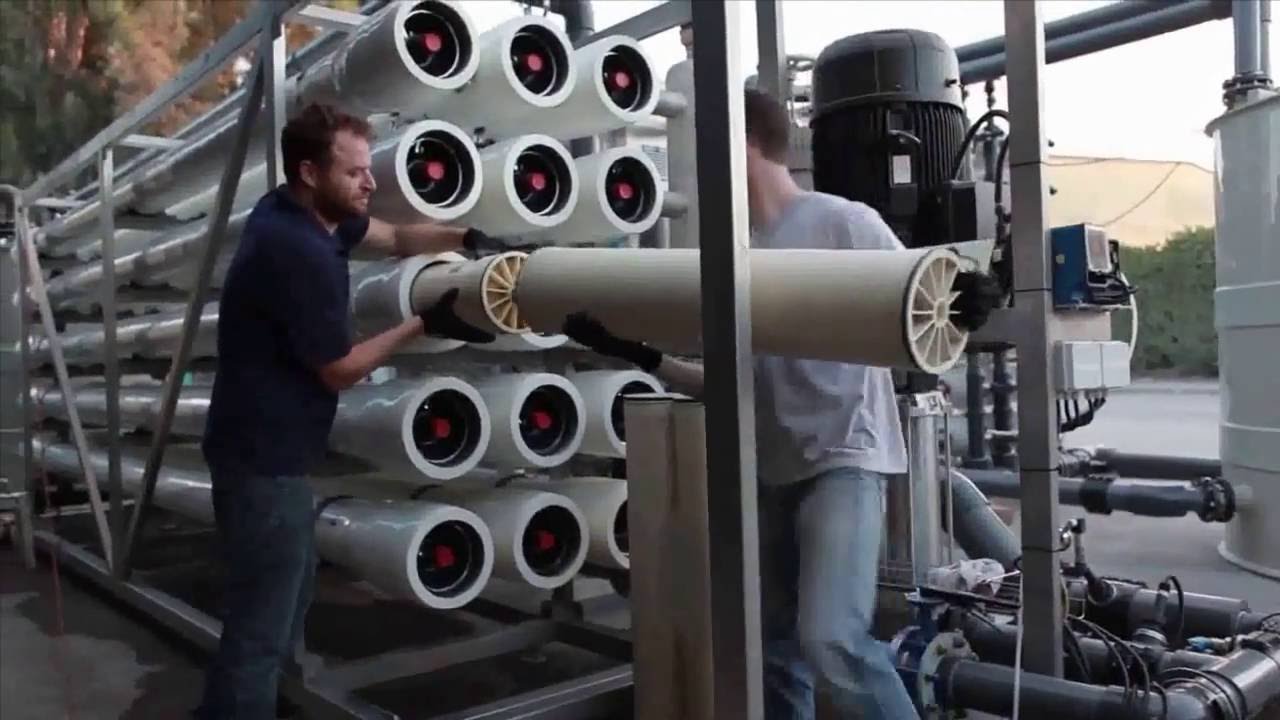 Cách lắp màng RO công nghiệp thực tế chi tiết lắp đặt màng công nghiệp vào vỏ composite