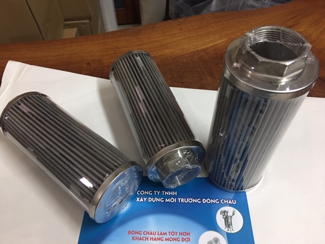 Lõi lọc dầu thủy lực lưới inox gấp nếp Lõi lọc dầu thủy lực lưới inox gấp nếp
