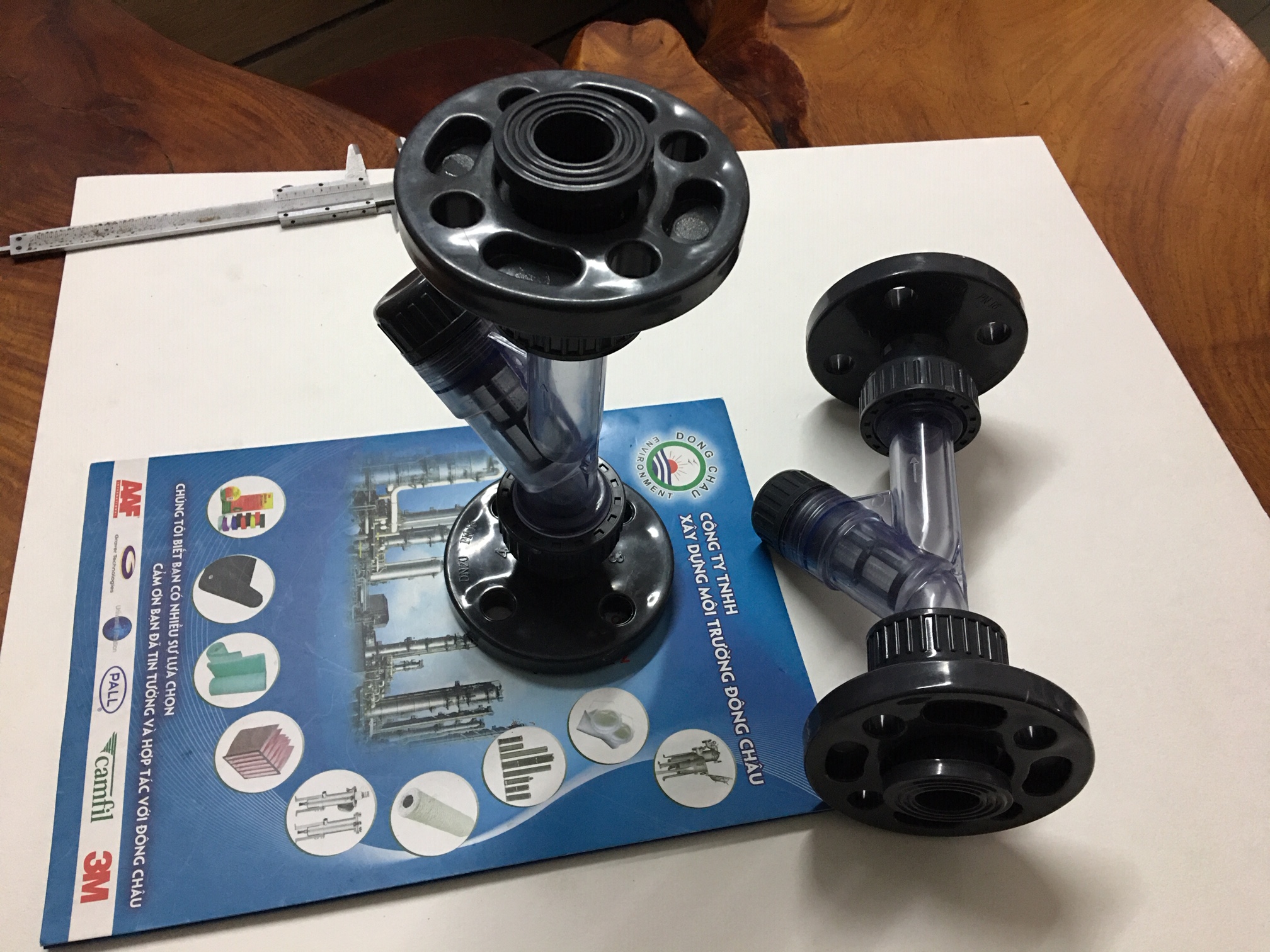 Y lọc nhựa trong DN20 chất liệu nhựa uPVC Strainer DN20 chất liệu nhựa uPVC khớp nối bích chắc chắn