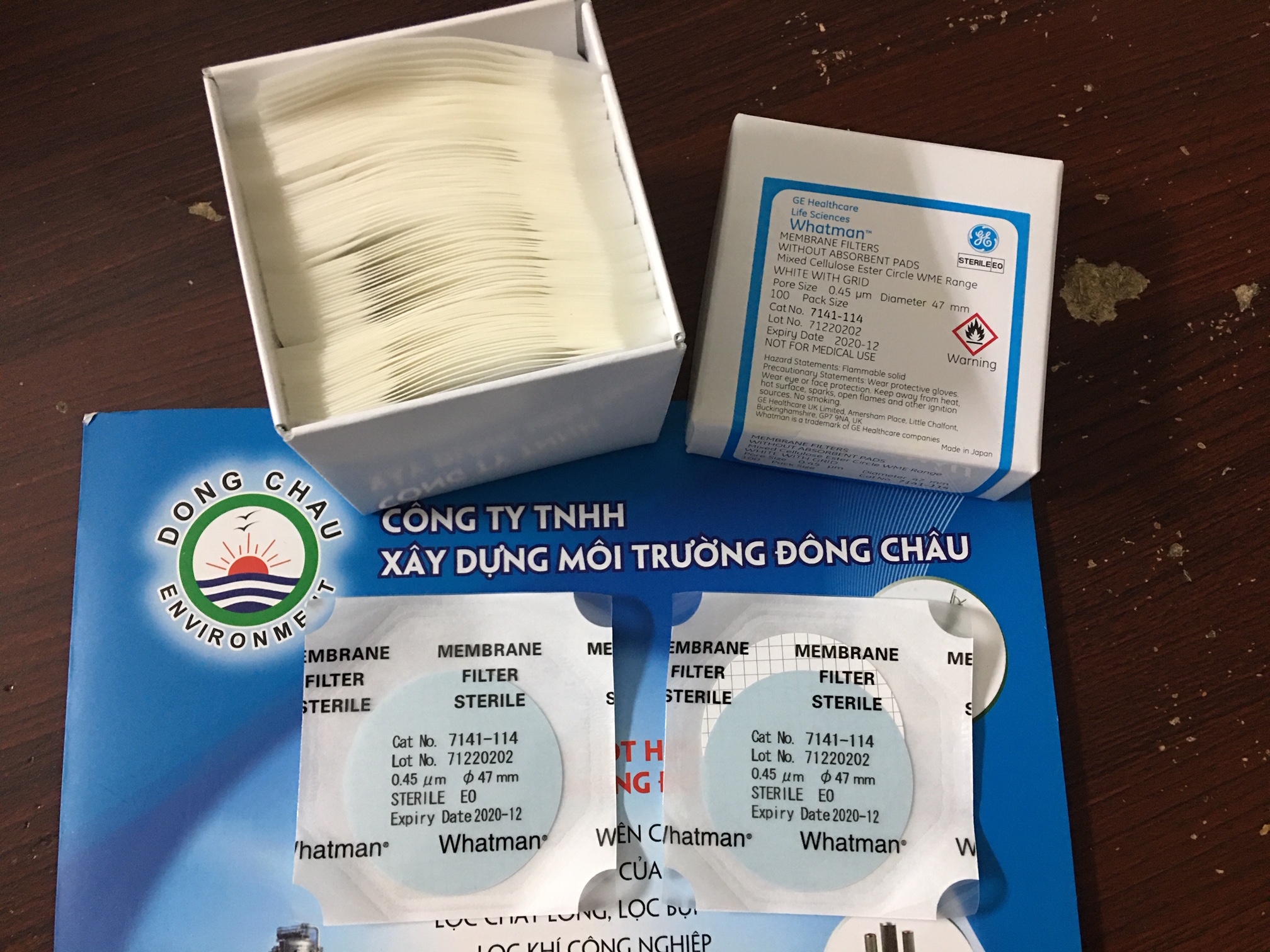 Giấy lọc Whatman 7141-114 cho phòng thí nghiệm