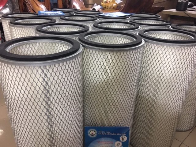 đông châu Sản xuất phin lọc bụi giấy nhựa Polyester theo yêu cầu