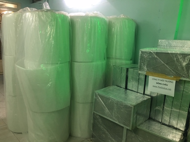 Bông lọc bụi nhà xưởng sản xuất theo yêu cầu Chính sách giao hàng bông lọc bụi cam kết một chất lượng tốt nhất