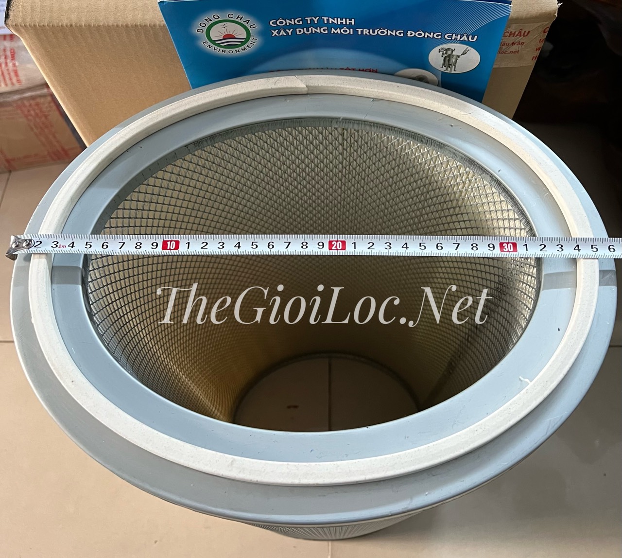 Phin lọc khí cho nhà máy gia công cơ khí hình Elip Phin lọc khí Cellulozo Elip (hột xoài)